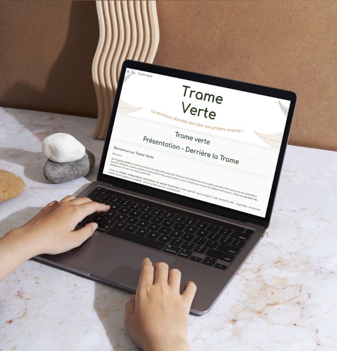 vue réaliste site google sites trame verte