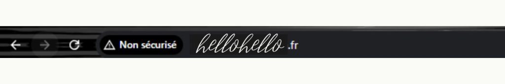 site non sécurisé
